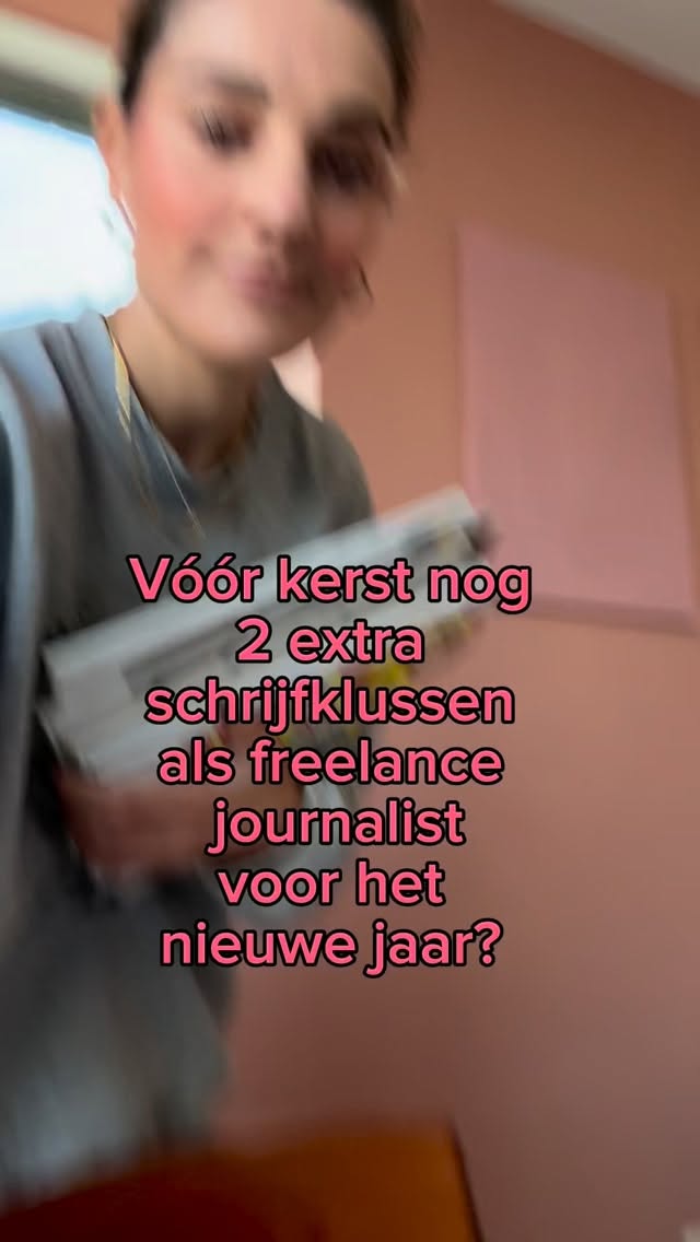 Het voelt nu misschien nog onduidelijk wat je in januari (of daarna) voor werk hebt als freelance journalist en hoeveel je gaat verdienen 

Snap ik! Maar als je deze 3 dingen doet, weet ik zeker dat jij van 2026 je beste jaar ooit gaat maken 

En daar kun je dus nu al mee beginnen 💃🏽
Zodat je nog vóór kerst alweer minimaal 2 stukken op de planning hebt voor het nieuwe jaar (best een lekker begin… 😏)

Ik nam er een audiotraining over op

👉Reageer even met ‘bestejaar’, dan stuur ik je de link 
(⏰let op: maar tijdelijk te beluisteren)