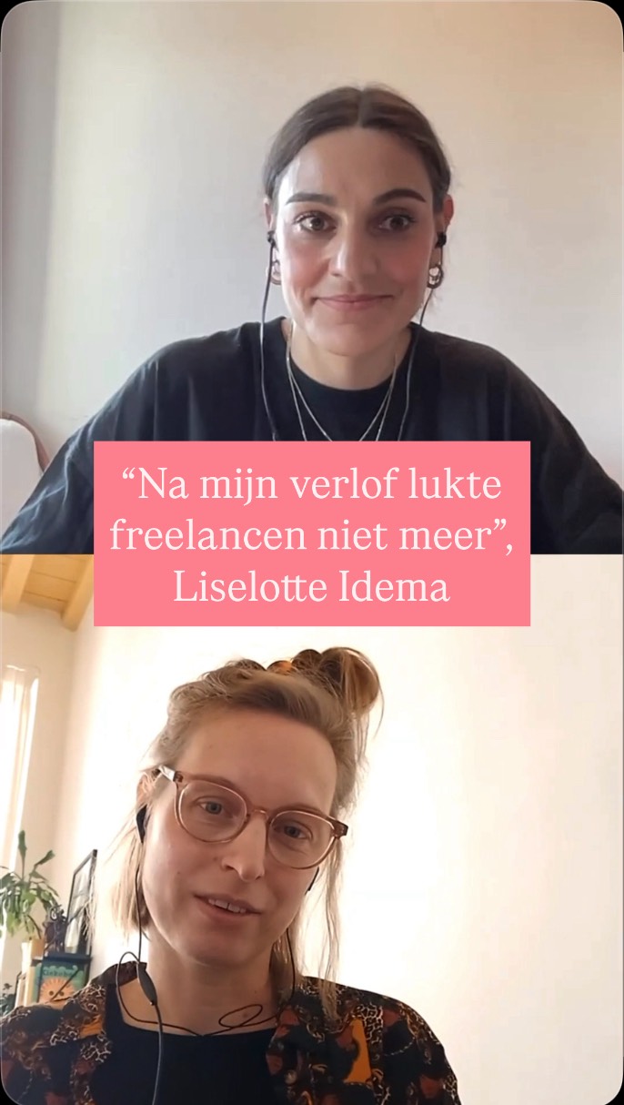 Hoe is het om als freelance journalist met zwangerschapsverlof te gaan? En vooral: om daarna terug te keren? 

Het viel Liselotte Idema behoorlijk tegen 

Interviewen en plannen lukte niet meer

En het bleef ook wel heel erg stil met freelance klussen…

In mijn podcast Off the record, voor freelance journalisten, vertelt ze hoe ze daarmee omging. En hoe ze er uiteindelijk sterker en als een betere journalist uitkwam. Inmiddels schrijf ze voor oa Ouders van nu, Libelle & FD persoonlijk 

Luisteren? Reageer met ‘podcastlink’ en ik DM je