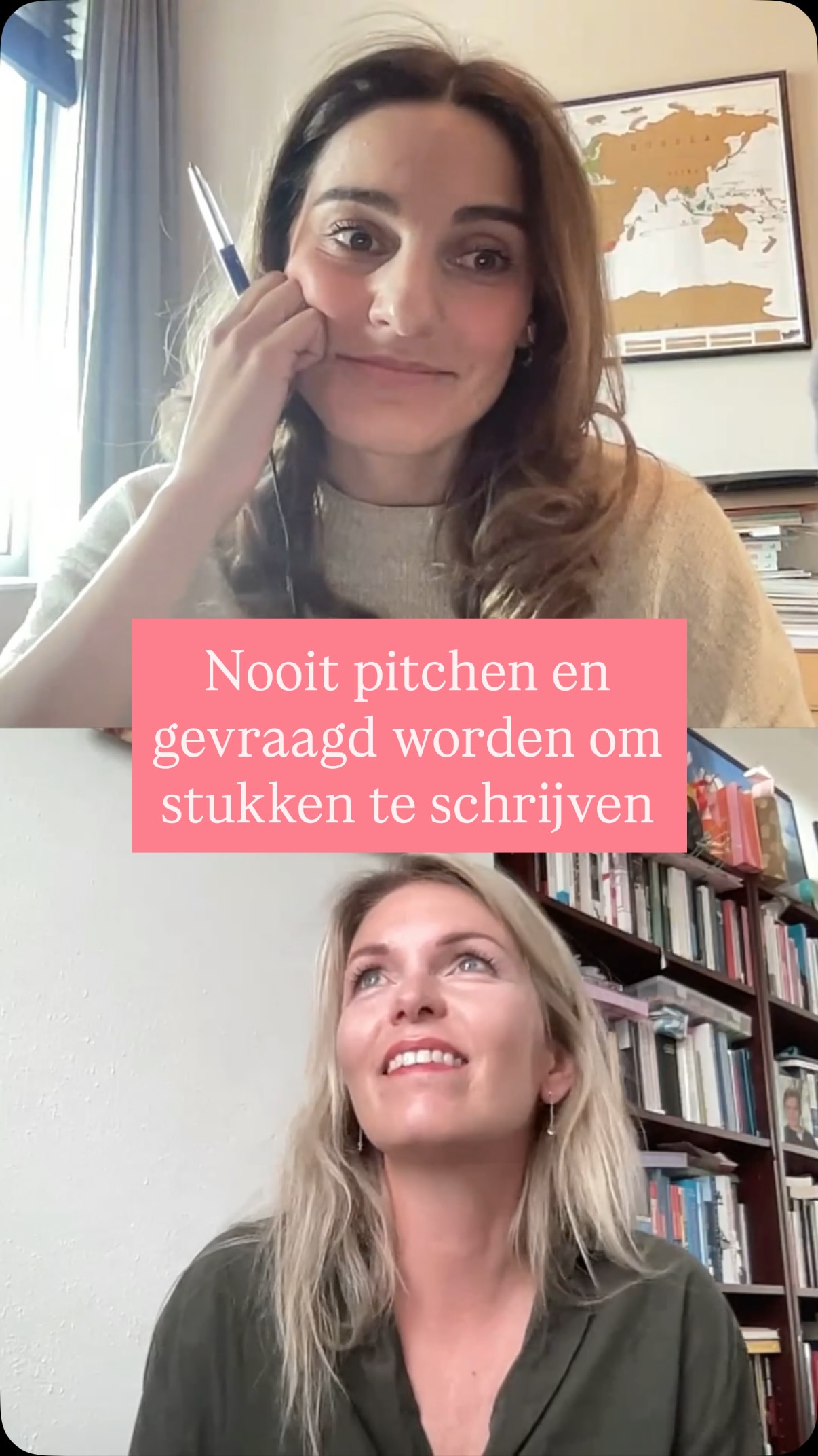 Afgelopen zomer zat ik naast Roxanne Vis op een babyshower 

“Ik zie jou altijd praten over pitchen, maar ik doe dat zelf nooit”, zei ze

Toch schrijft ze voor titels als Volkskrant magazine, Playboy en RTL nieuws

En nee ze heeft ook geen website en ze is ook niet heel actief op social media. Hoe dóet ze dat?!

👉Vertelt ze in mijn podcast Off the record: voor freelance journalisten 
Reageer met ‘Roxanne’ en ik DM je de link
