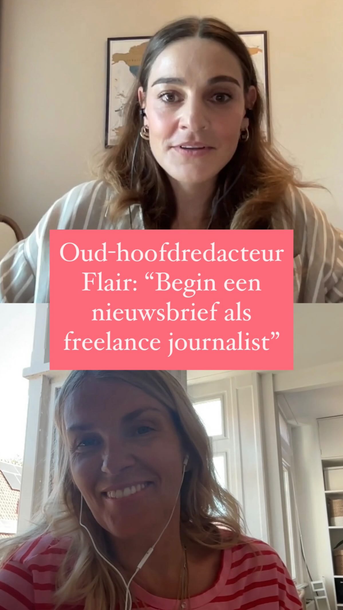 Van hoofdredacteur van Flair ging @marije.veerman naar freelance journalist die schrijft voor onder andere &C en het AD. En ook haar boek OMG 30 komt eraan. 

Verder startte ze een nieuwsbrief op Substack, (Inbetween). Wat we volgens haar als freelance journalist allemaal moeten doen… (Dus, zal ik?)

Luister vooral de hele aflevering want het was een heel leuk gesprek, al zeg ik het zelf 😏. Reageer met ‘podcastlink’ voor de podcastlink (je raadt het niet hè)